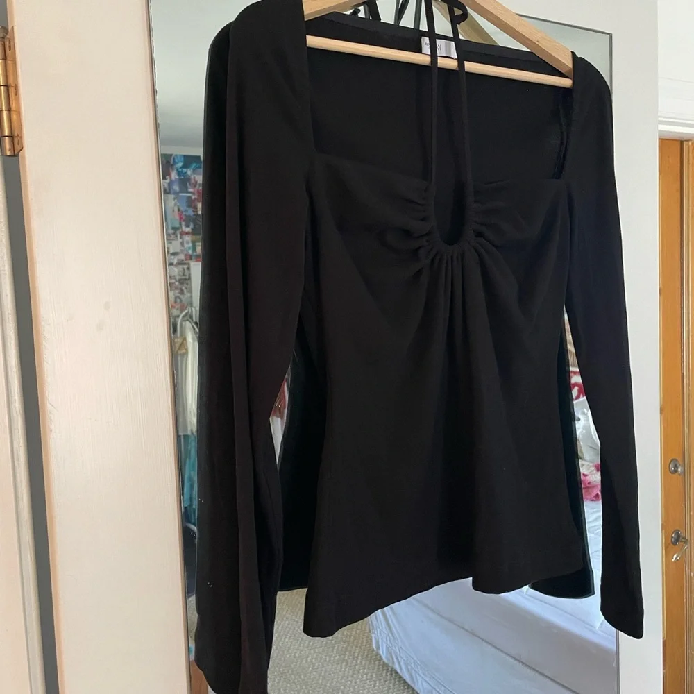 Rosetta Getty keyhole long sleeve - Picture 2 of 4